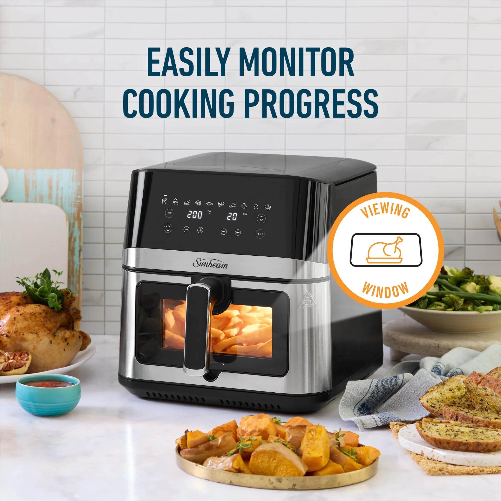 Sunbeam Alinea Max DiamondForce 7.5L  Air Fryer - Image 8