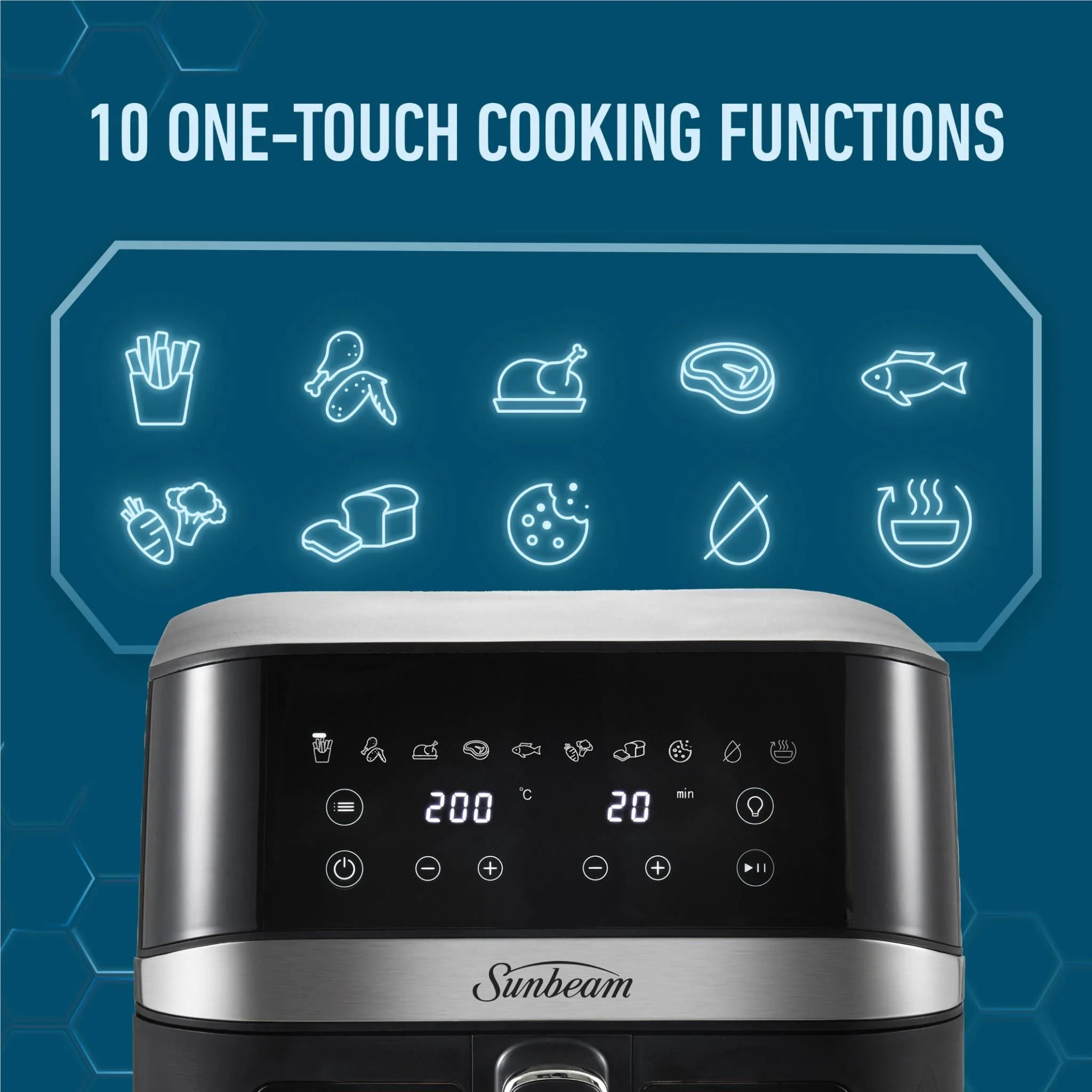 Sunbeam Alinea Pro DiamondForce 6L Air Fryer - Image 2