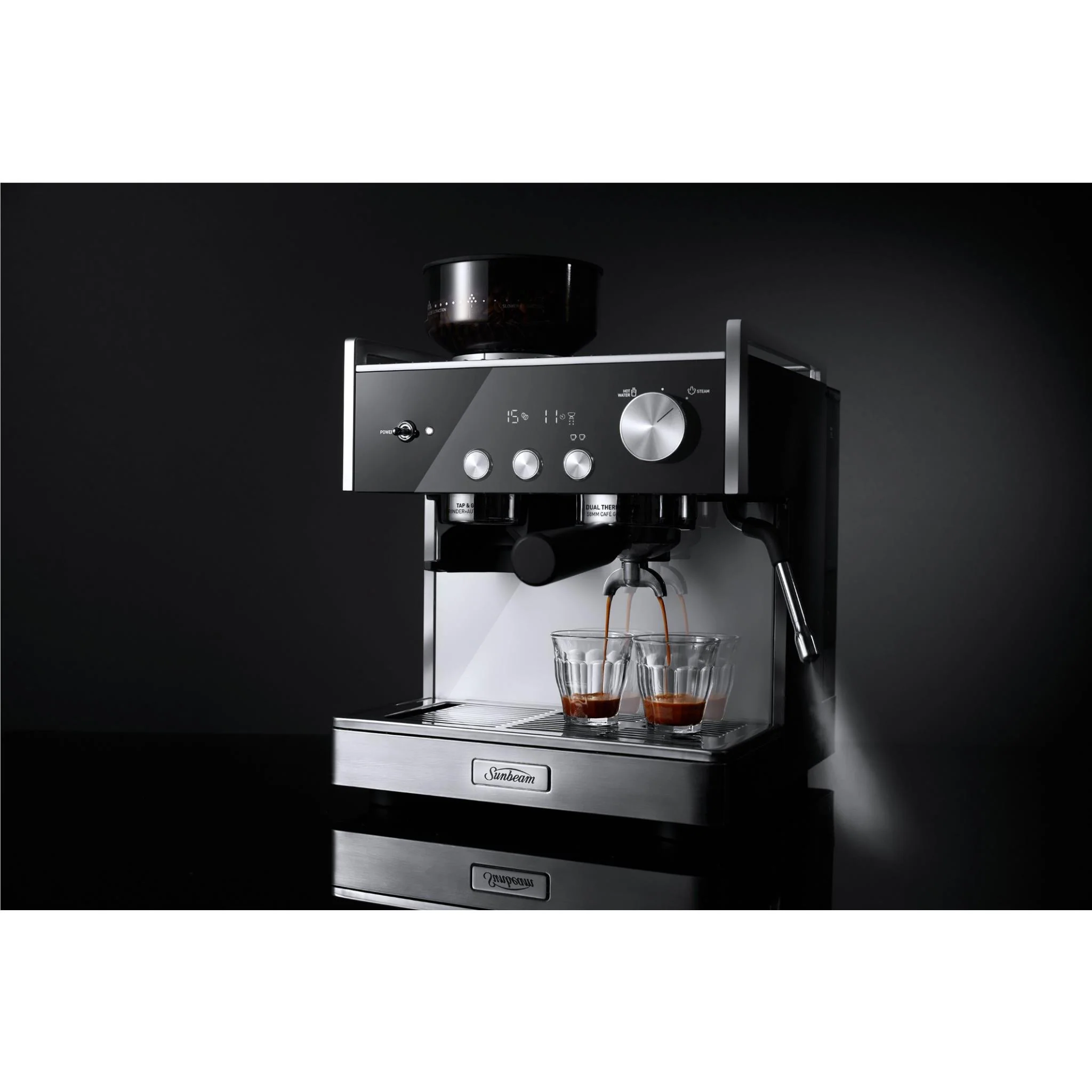 Sunbeam Origins Dual Thermoblock Espresso Manual Coffee Machine - Image 6