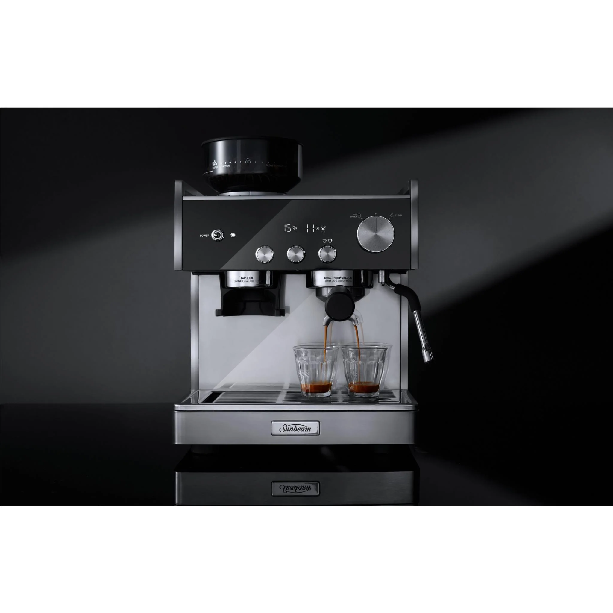 Sunbeam Origins Dual Thermoblock Espresso Manual Coffee Machine - Image 7