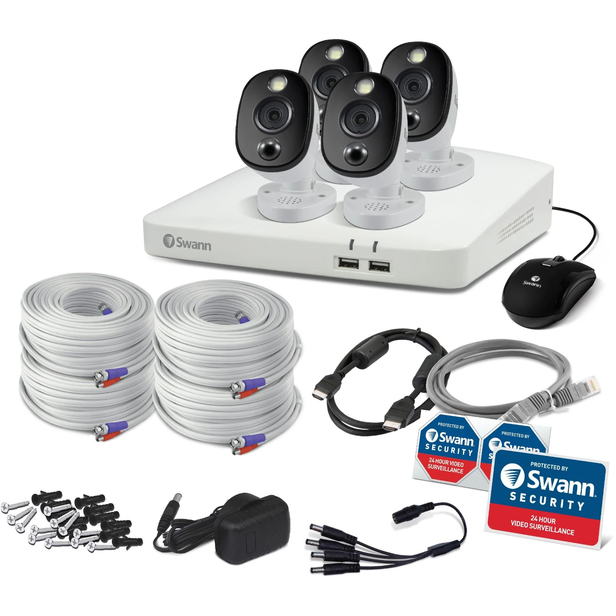 Swann 4 Camera 4 Channel 4K Ultra HD 1TB DVR Security System - Image 2