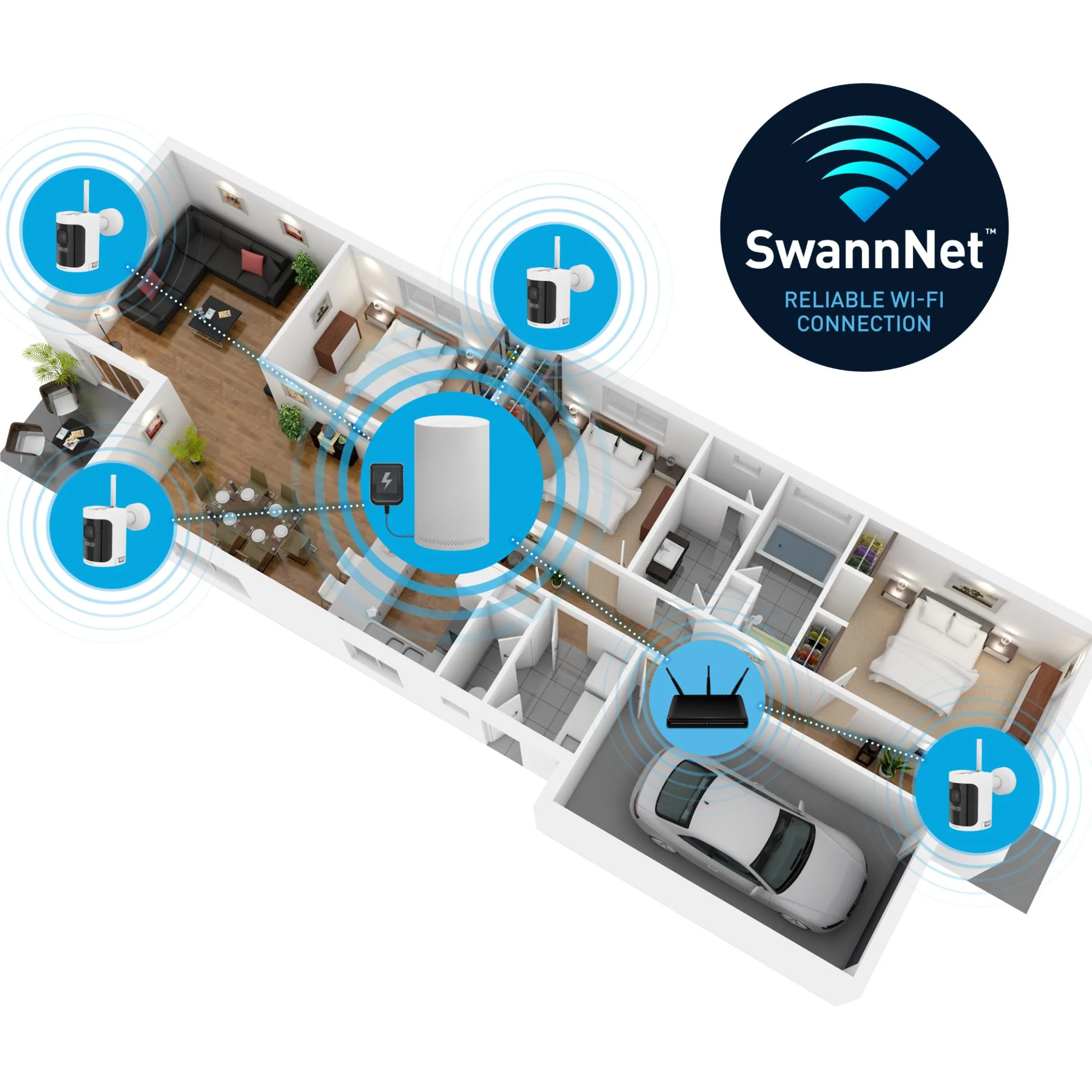Swann AllSecure4K Wireless Security System (4 Pack) - Image 5