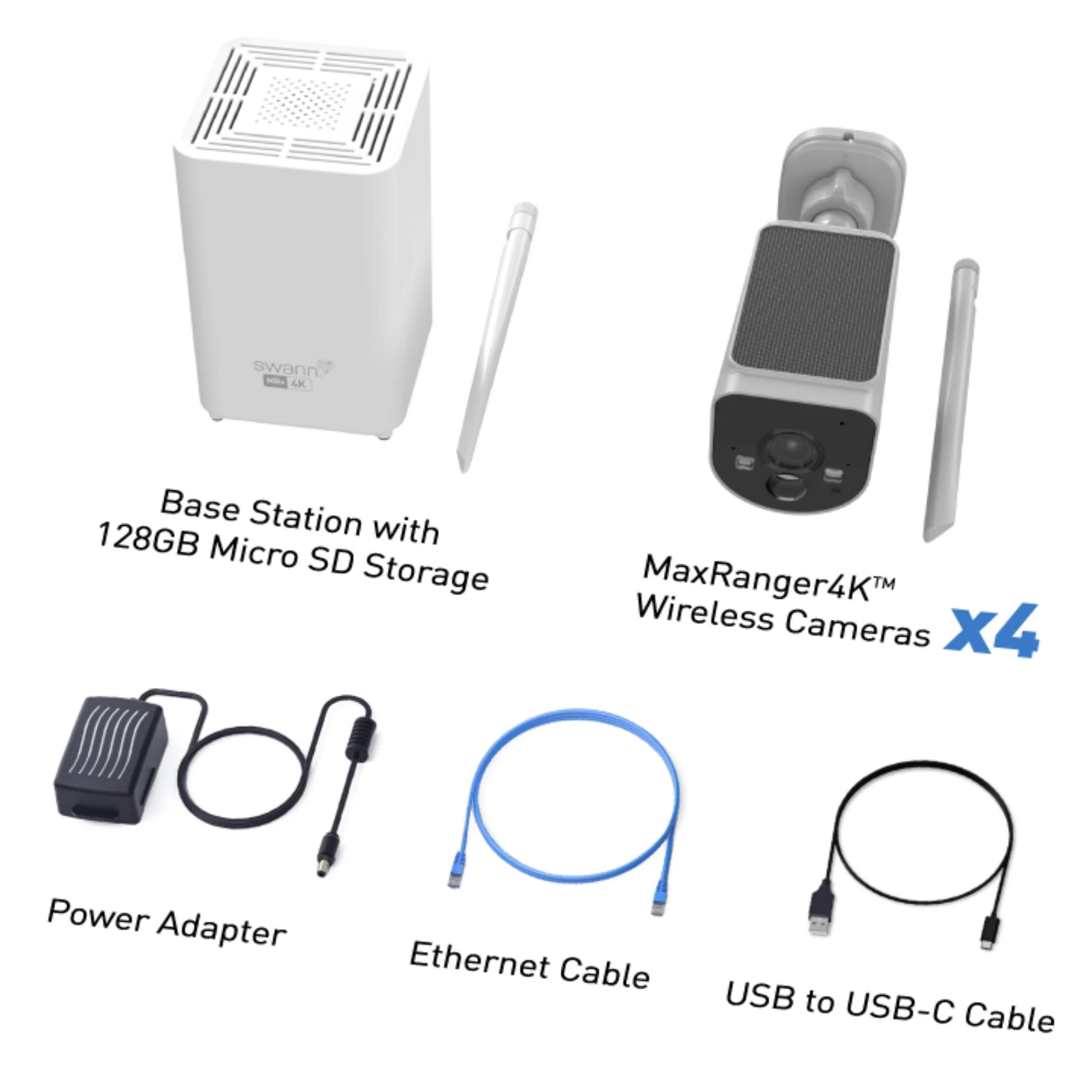 Swann MaxRanger4K Pro Security System Camera Kit (4 Pack) - Image 11