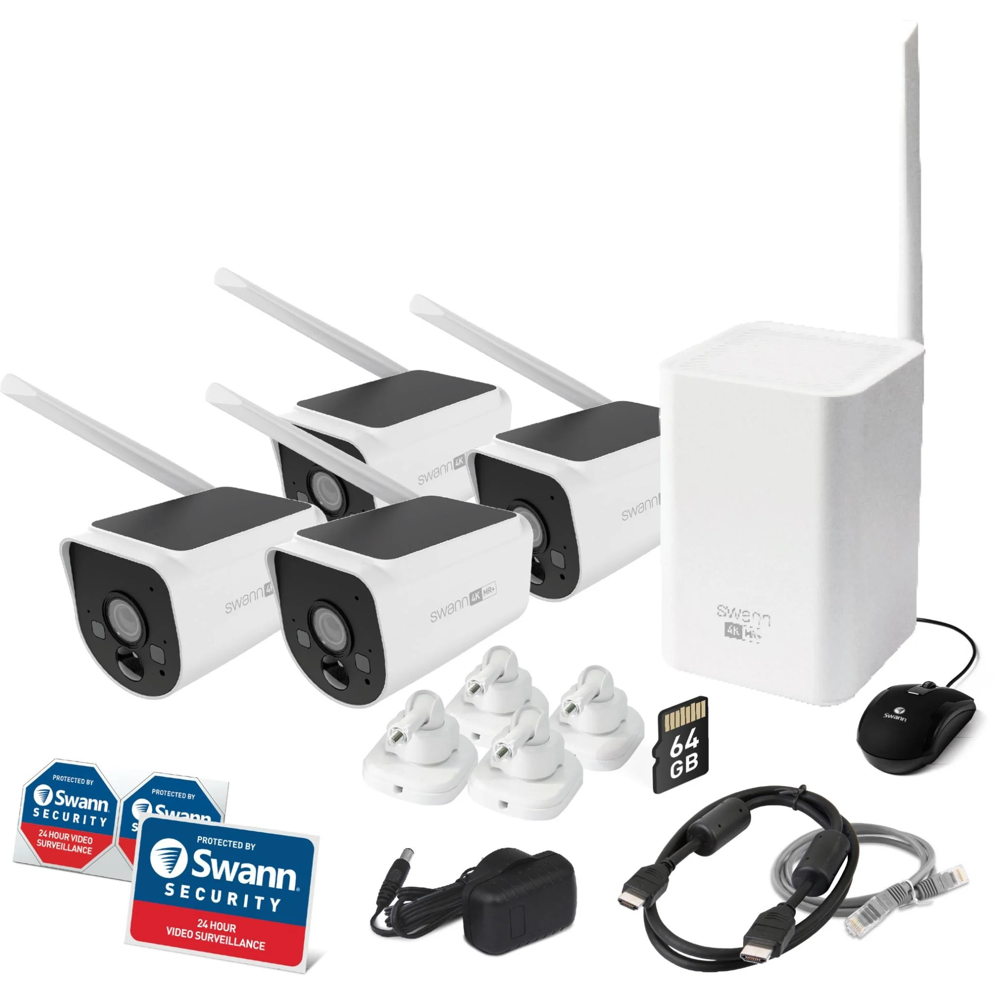 Swann MaxRanger4K with Long Range Wireless Solar Security System [4 Pack] - Image 3
