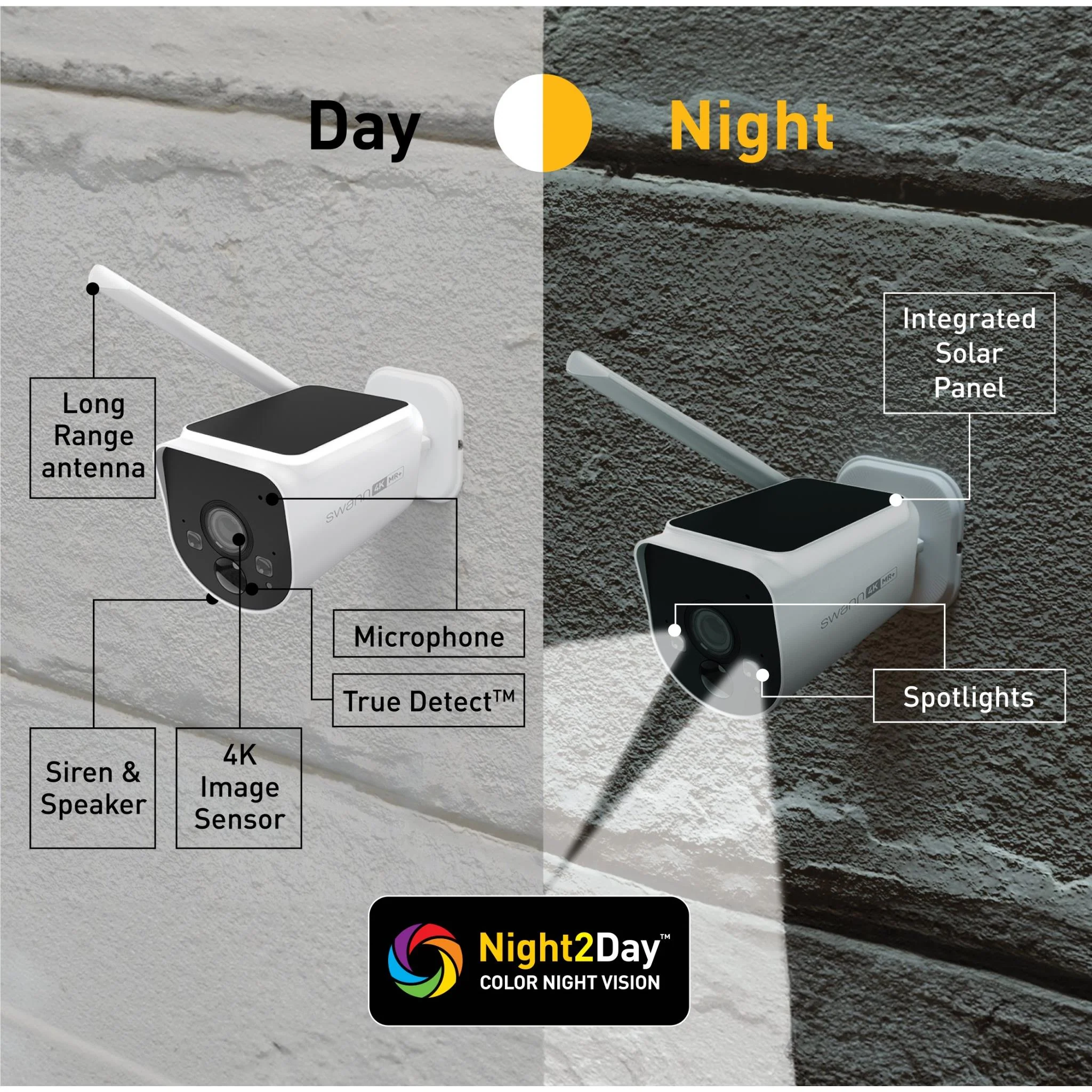 Swann MaxRanger4K with Long Range Wireless Solar Security System [4 Pack] - Image 9