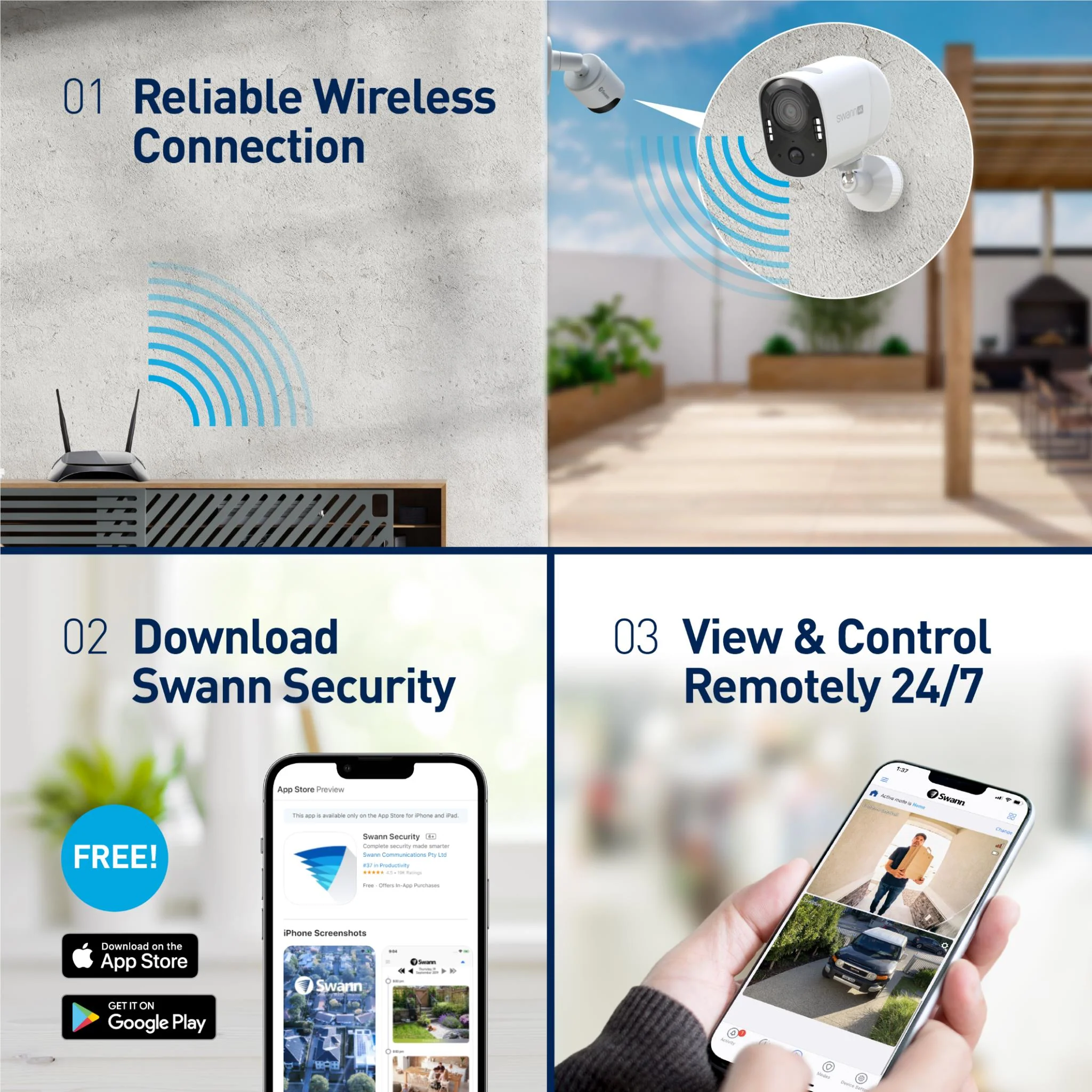 Swann Xtreem4K Wireless Security Camera with 32GB Micro SD & Cloud Storage (Single) - Image 6