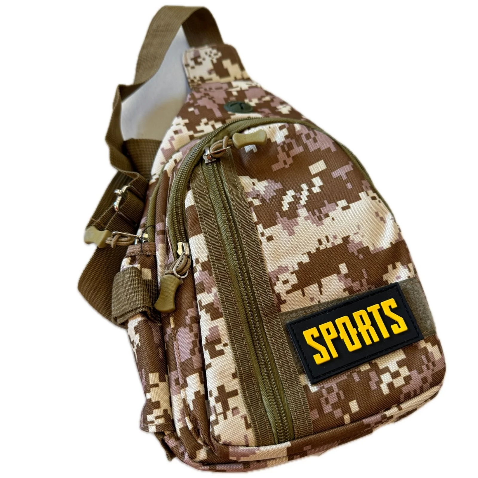 Tactical Camo Crossbody Bag Chest Shoulder Sling Rucksack Army Camouflage - Image 5