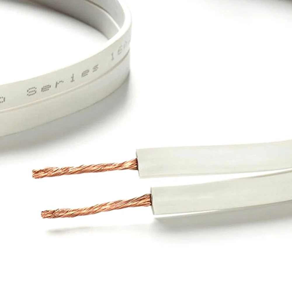 TAGA Harmony 16AWG Flat Speaker Cable - 2x20m Trimmed Lengths Grey - Image 2