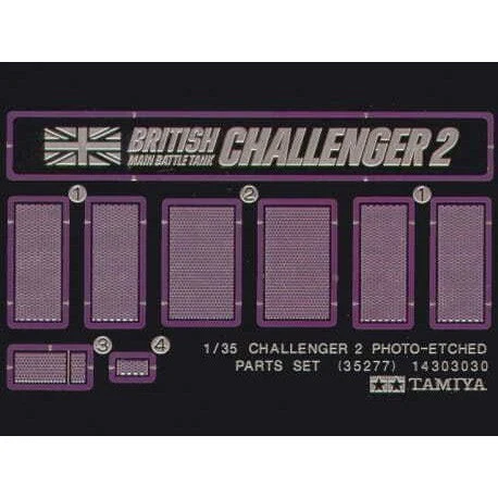 Tamiya 1/35 Challenger 2 Photo-Etched Part - Image 2