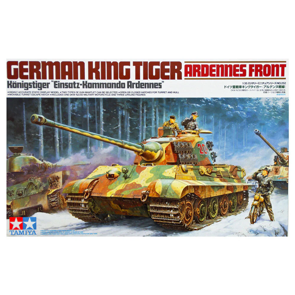 Tamiya 1/35 German King Tiger Ardennes Front - Image 2