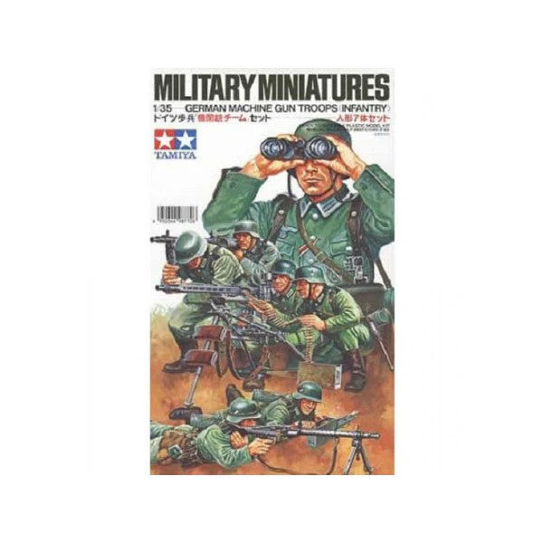 Tamiya 1/35 German Machine Gun Troops Infantry - Image 2