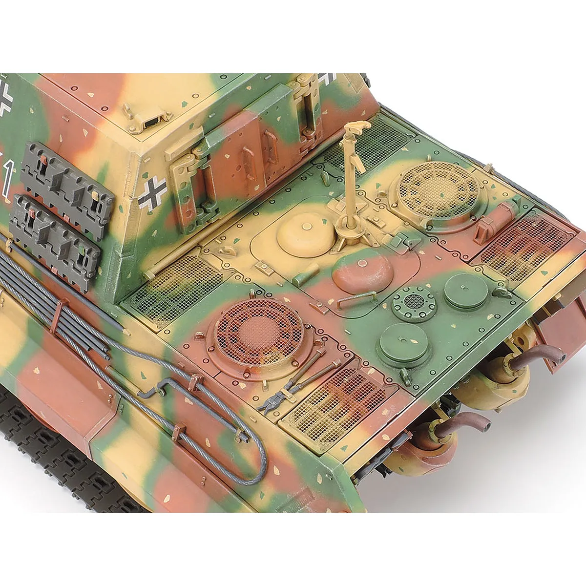 Tamiya 1/35 German Panzerjager Jagdtiger (Sk.Kfz.186) Fruhe Production Tank Scaled Plastic Model Kit - Image 6