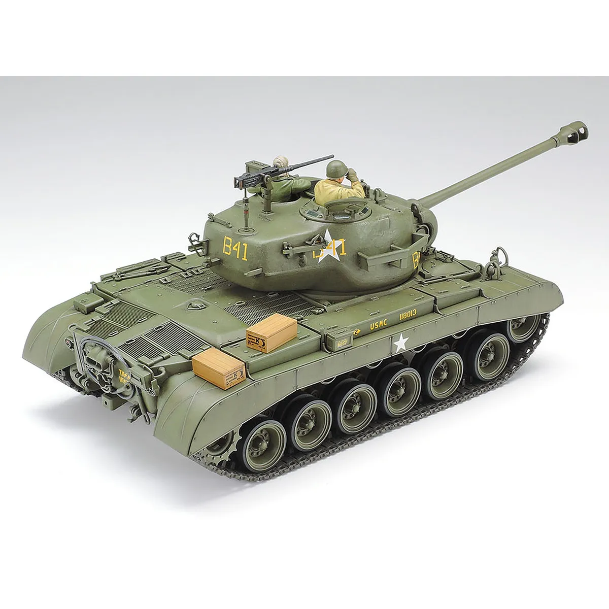 Tamiya 1/35 U.S. M26 Pershing Medium Tank Scaled Plastic Model Kit - Image 3