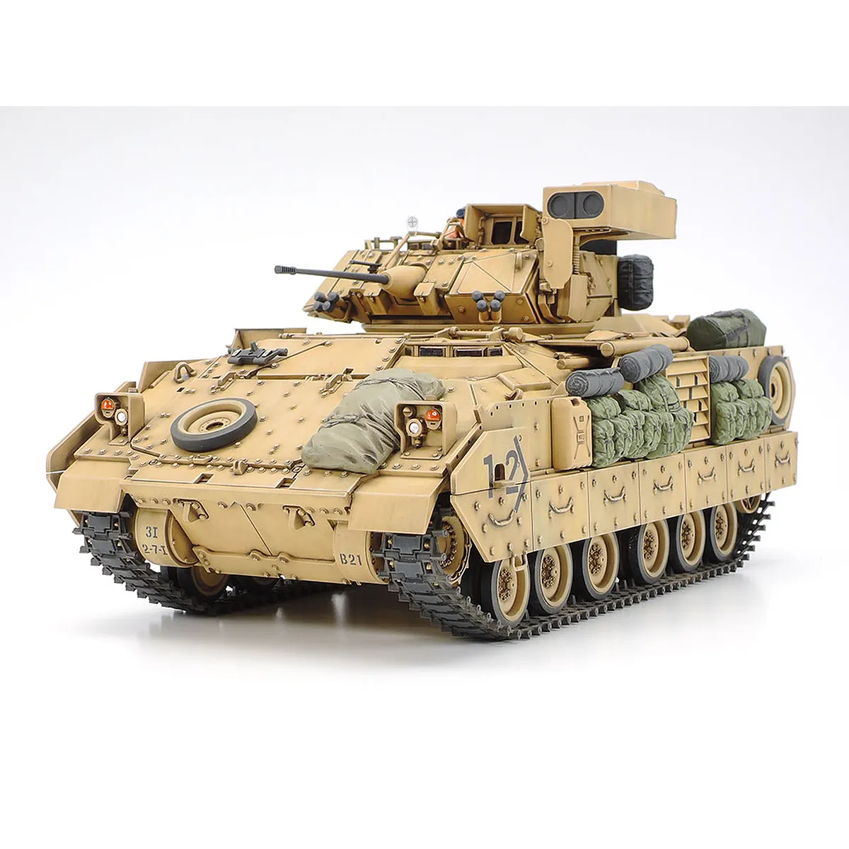 Tamiya 1/35 U.S. M2A2 ODS Assault Vehicle Scaled Plastic Model Kit - Image 2