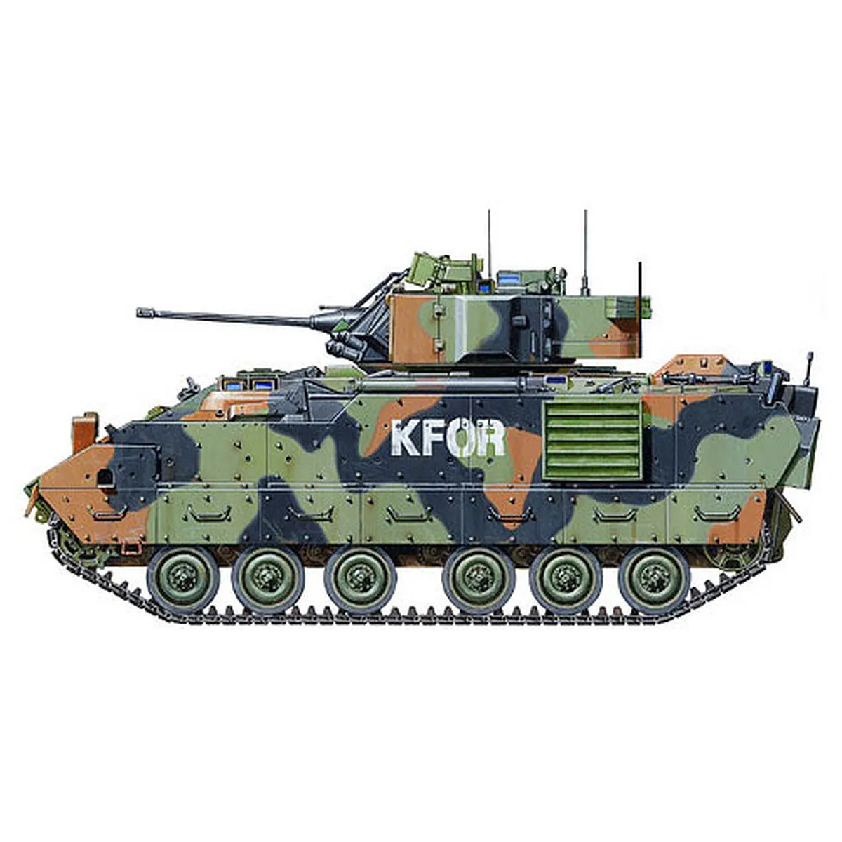 Tamiya 1/35 U.S. M2A2 ODS Assault Vehicle Scaled Plastic Model Kit - Image 7
