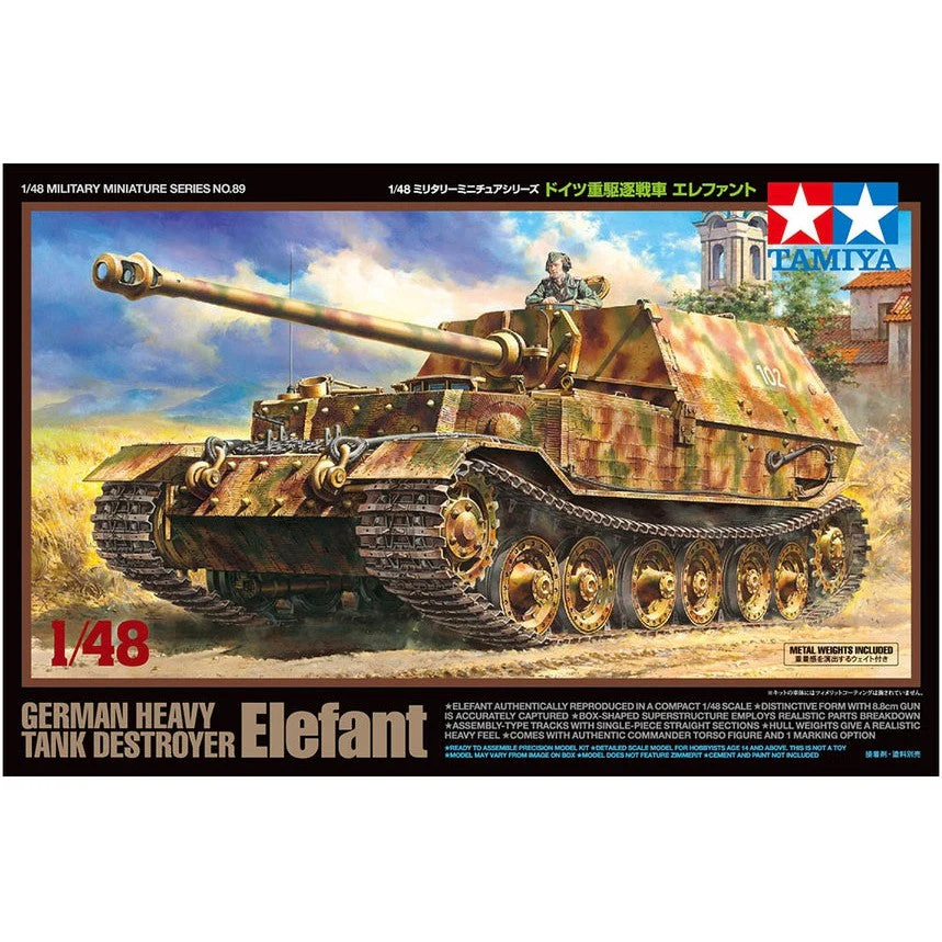 Tamiya 1/48 German Heavy Tank Destroyer Elefant - Image 5
