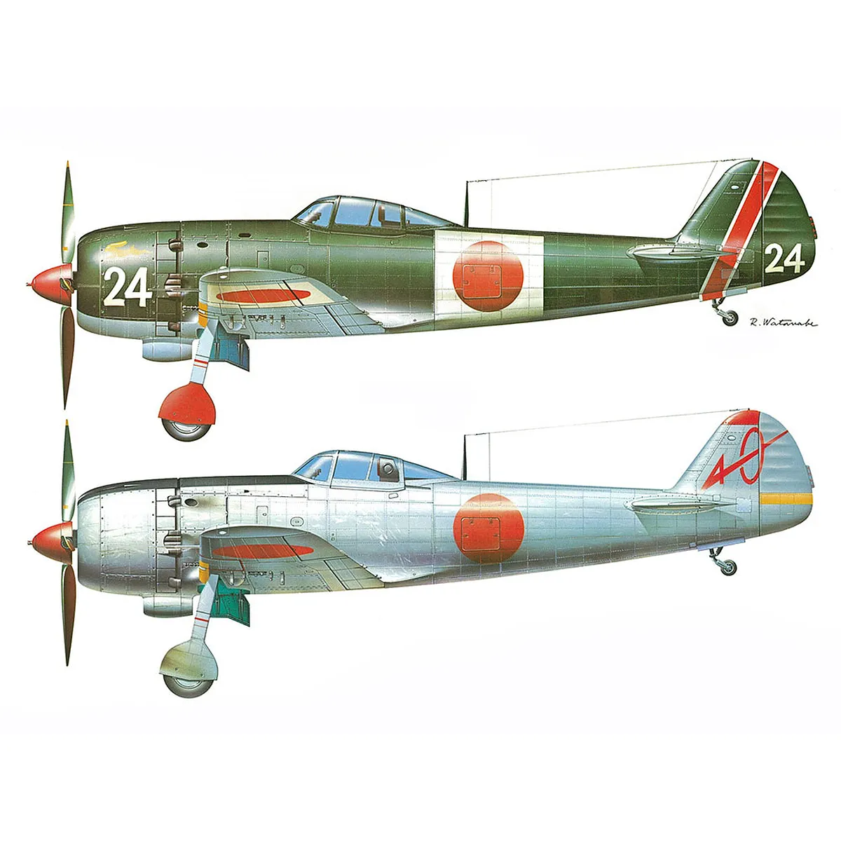 Tamiya 1/48 Nakajima KI-84-IA Hayate (Frank) Fighter Scaled Plastic Model Kit - Image 3