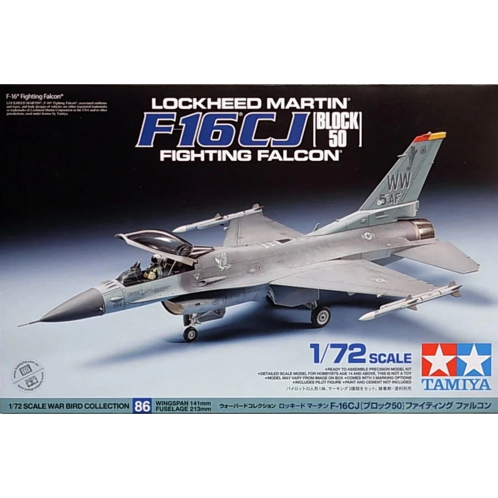 Tamiya 1/72 Lockheed Martin F16CJ Fighting Falcon