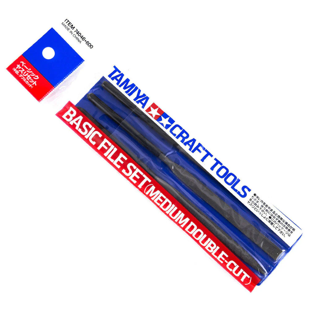 Tamiya Basic File Medium/Double Cut - Image 2