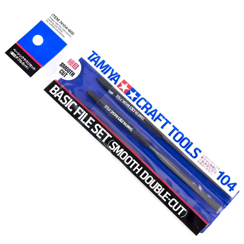 Tamiya Basic File Set Smooth/Double Cut - Image 2