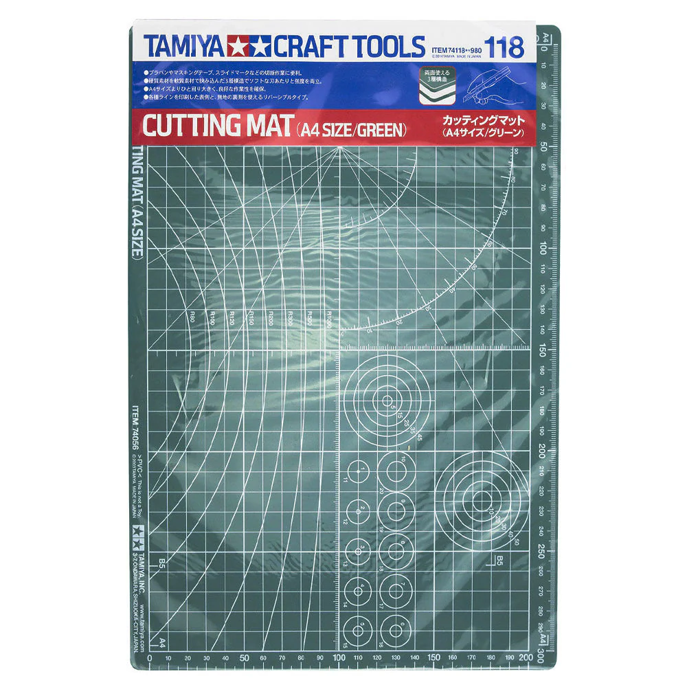 Tamiya Cutting Mat A4/Green - Image 2