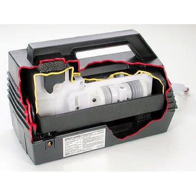 Tamiya Spray-Work Basic Air Compressor with Airbrush - Image 2