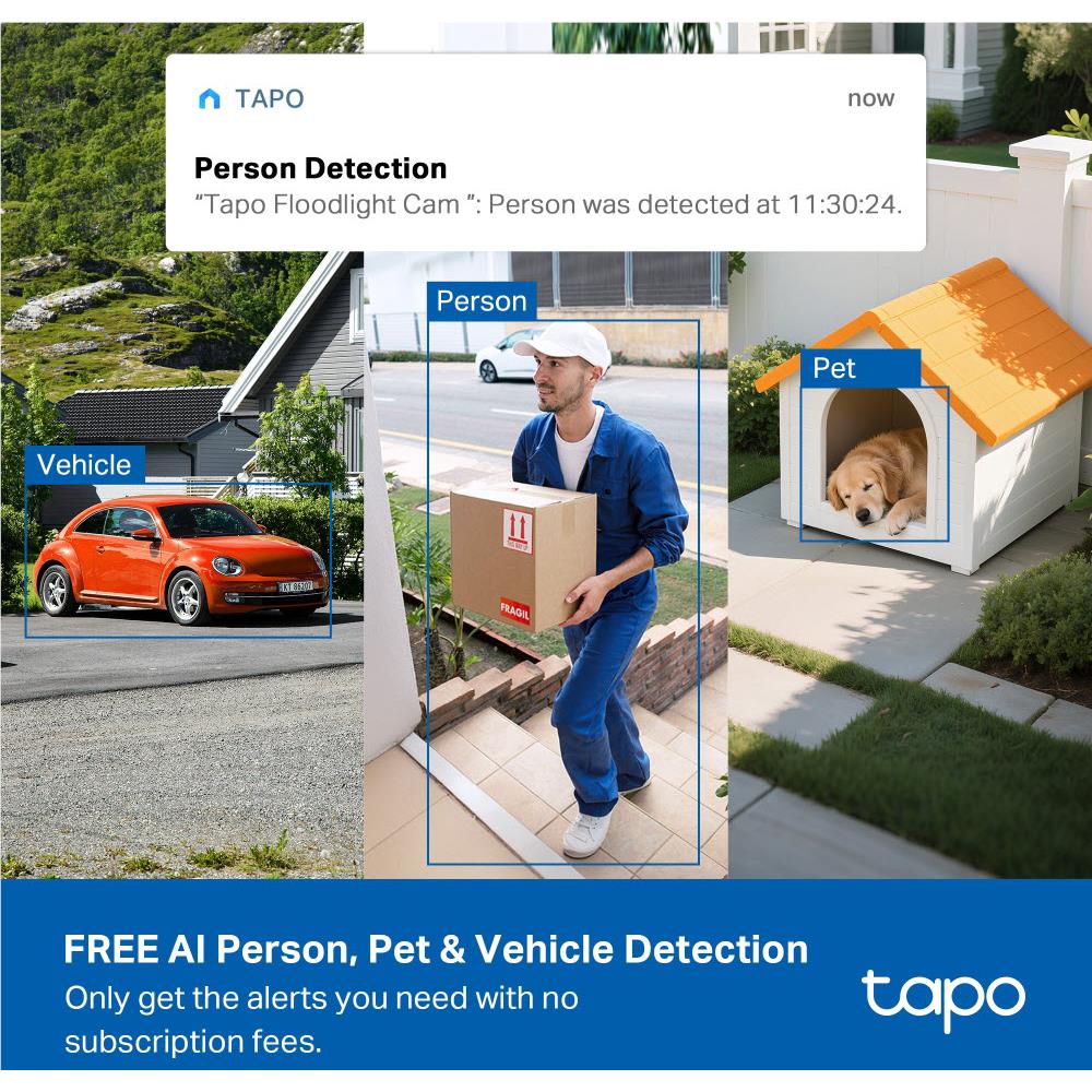 Tapo 2K Solar-Powered Floodlight Pan/Tilt Security Camera Kit - Image 11