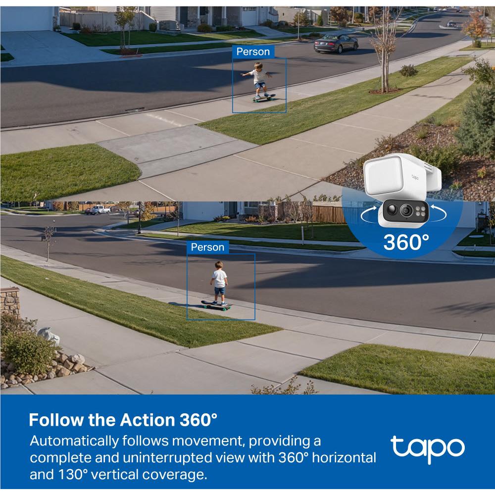 Tapo 2K Solar-Powered Floodlight Pan/Tilt Security Camera Kit - Image 12