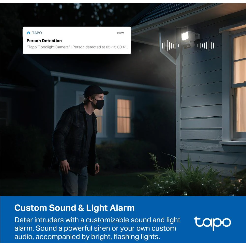 Tapo 2K Solar-Powered Floodlight Pan/Tilt Security Camera Kit - Image 13