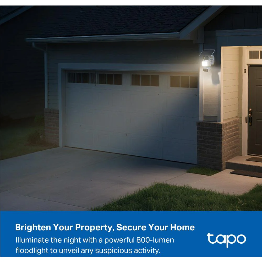 Tapo 2K Solar-Powered Floodlight Pan/Tilt Security Camera Kit - Image 6