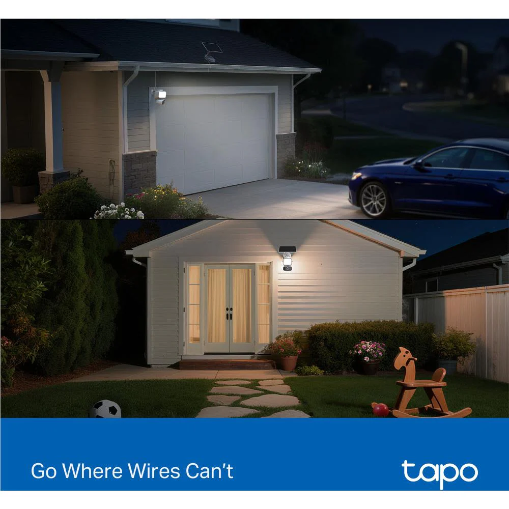 Tapo 2K Solar-Powered Floodlight Pan/Tilt Security Camera Kit - Image 8