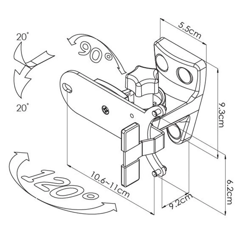 Tauris Sonos Speaker Tilt Mount White - Image 2