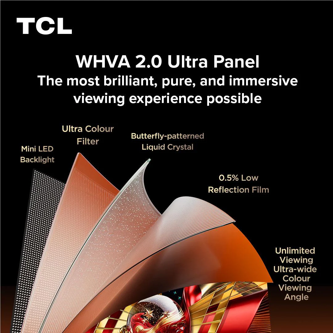 TCL 65" C8L Premium SQD-Mini LED 4K UHD Google TV with Gemini [2026] - Image 10