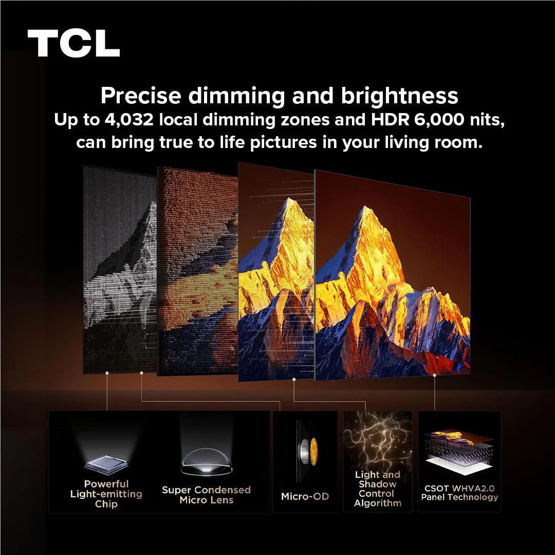 TCL 75" C8L Premium SQD-Mini LED 4K UHD Google TV with Gemini [2026] - Image 6