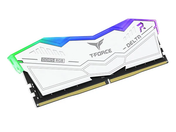 Team 32GB (2x16GB) FF4D532G6400HC40BDC01 T-Force Delta RGB White CL40 6400MHz DDR5 RAM - Image 4