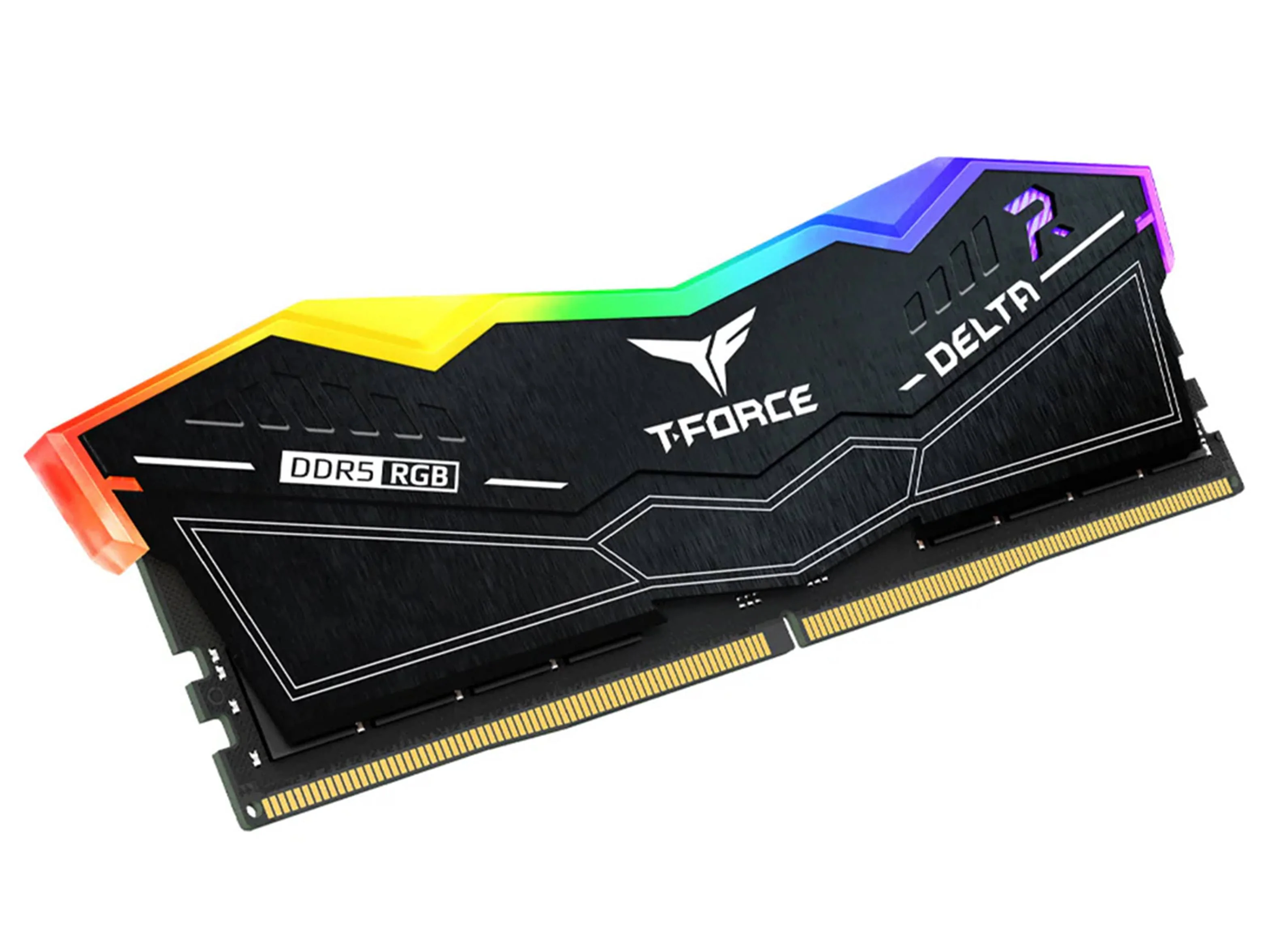 Team Group T-Force Delta 16GB (2 x 8GB) DDR5 RGB 5200MHz CL40 Desktop RAM (Black) - Image 3
