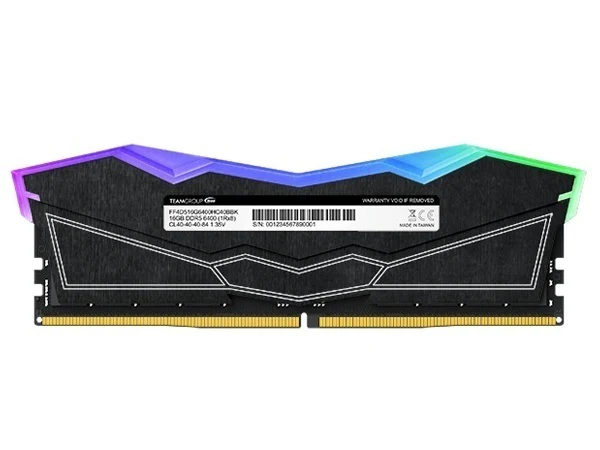 Team Group T-Force Delta RGB DDR5 64GB (2 x 32GB) 6000MHz CL38 RAM - Black - Image 5