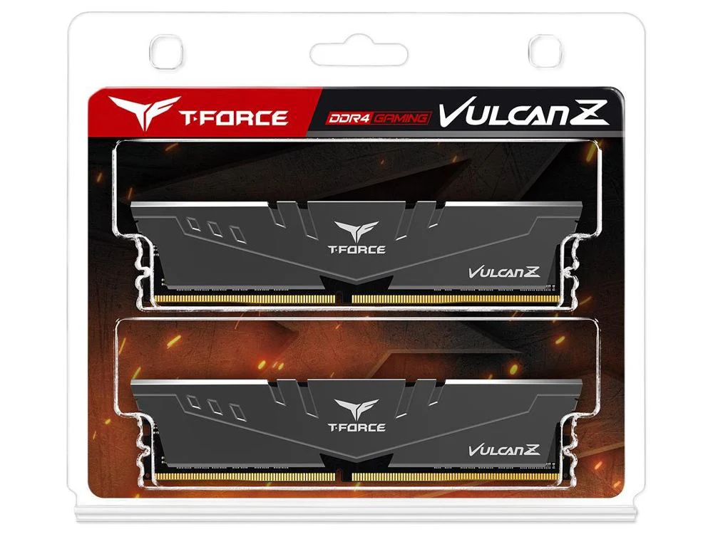 Team T-Force Vulcan Z 16GB (2x8GB) DDR4 3200MHz Desktop RAM - Grey - Image 4