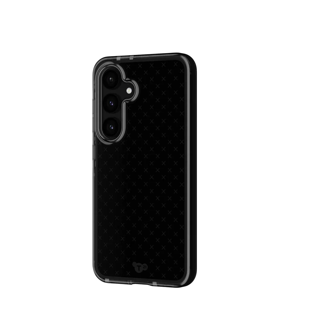 Tech21 EvoCheck Phone Case for Samsung Galaxy S24 (Smokey/Black) - Image 5