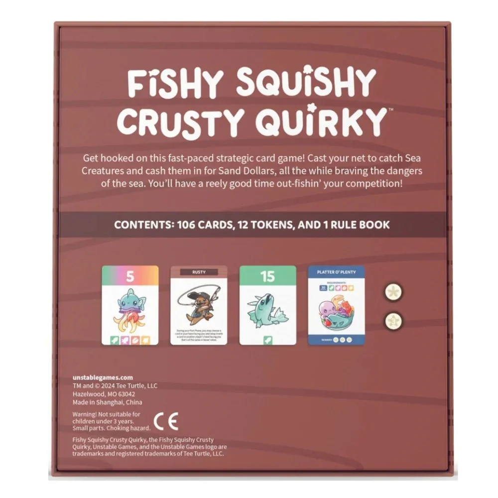 Tee Turtle Fishy Squishy Crusty Quirky Family Game - Image 2
