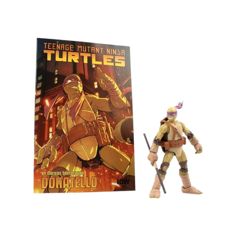Teenage Mutant Ninja Turtles Comics Donatello Bst Axn Figure & Comic Book Wave 3 - Image 2