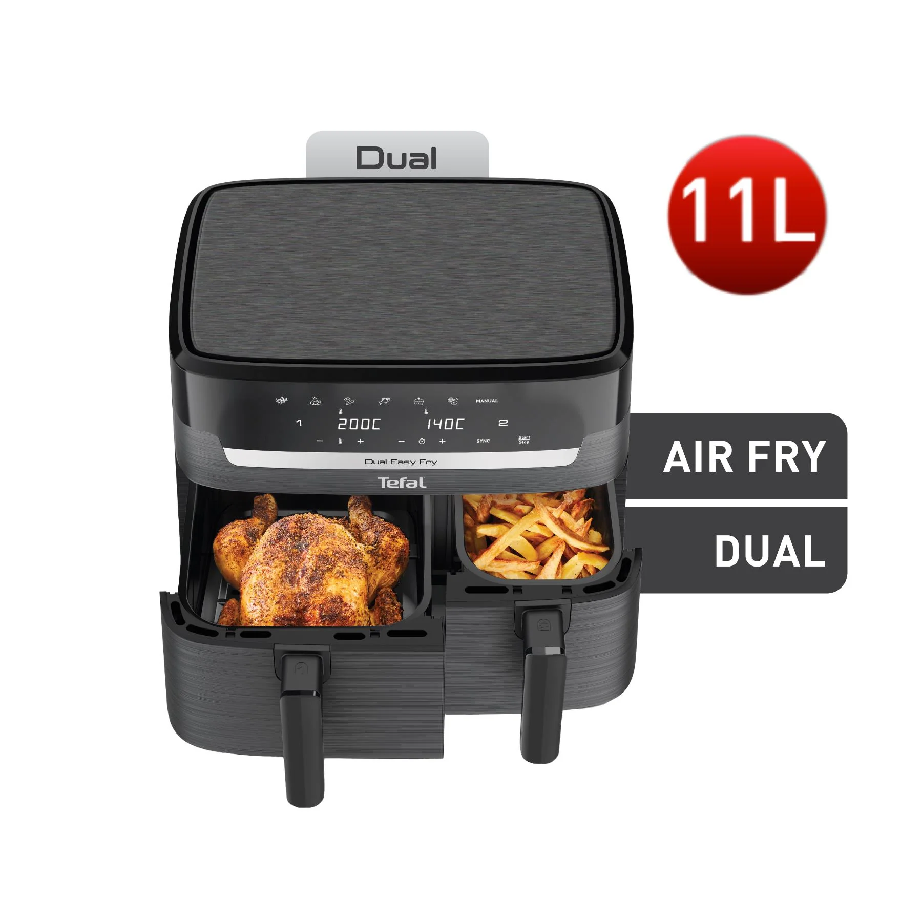 Tefal 11L XXXL Dual Easy Fry Air Fryer - Image 3