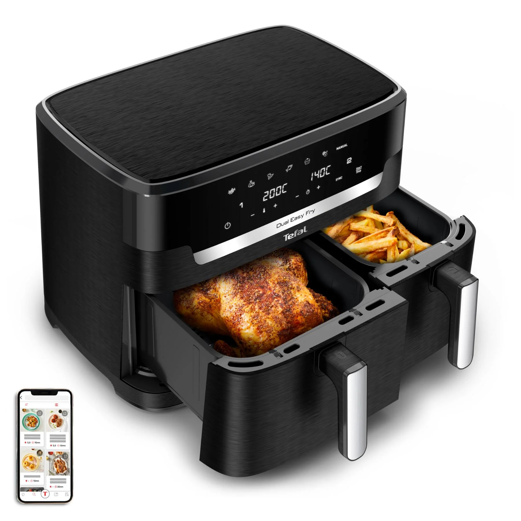 Tefal 11L XXXL Dual Easy Fry Air Fryer - Image 4