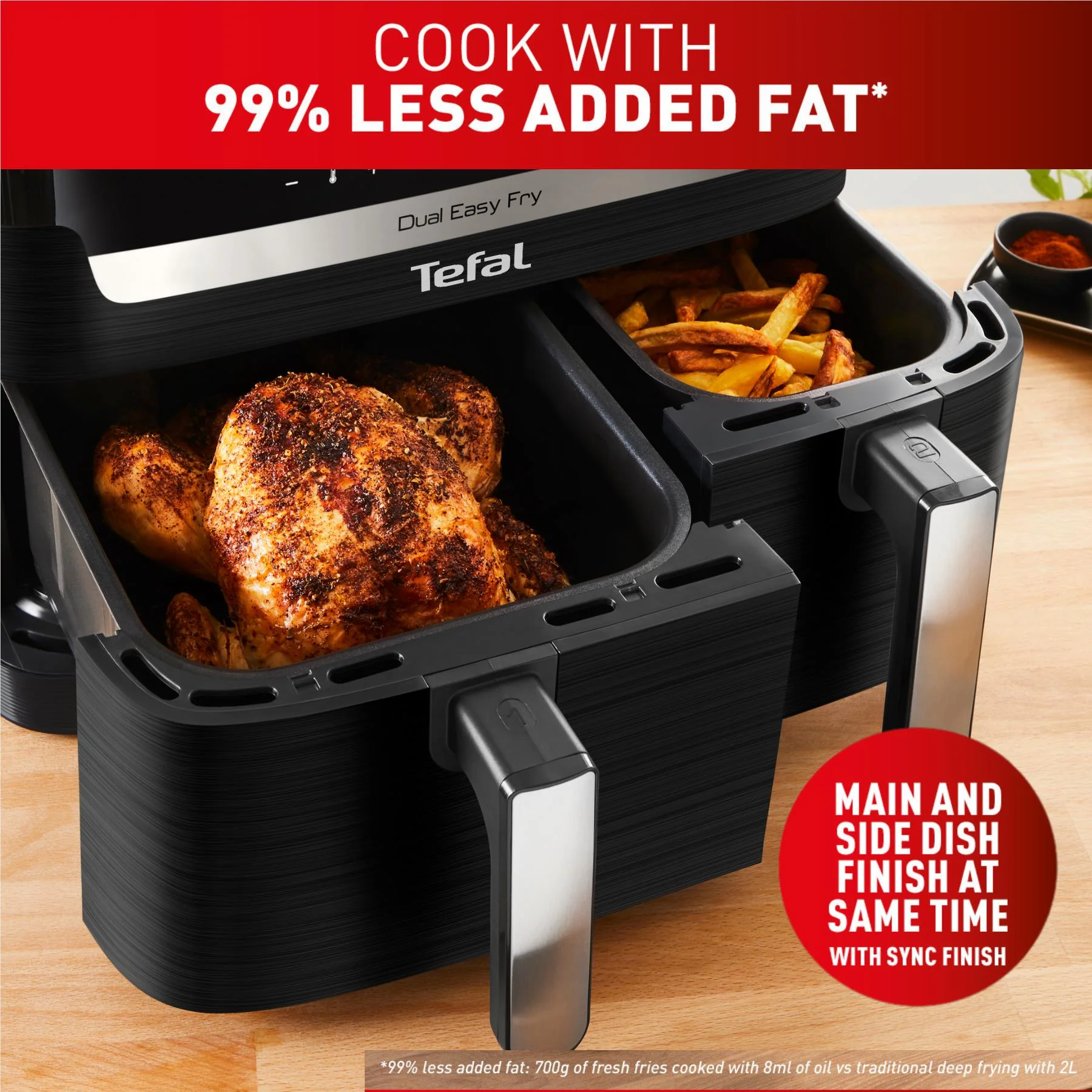 Tefal 11L XXXL Dual Easy Fry Air Fryer - Image 7