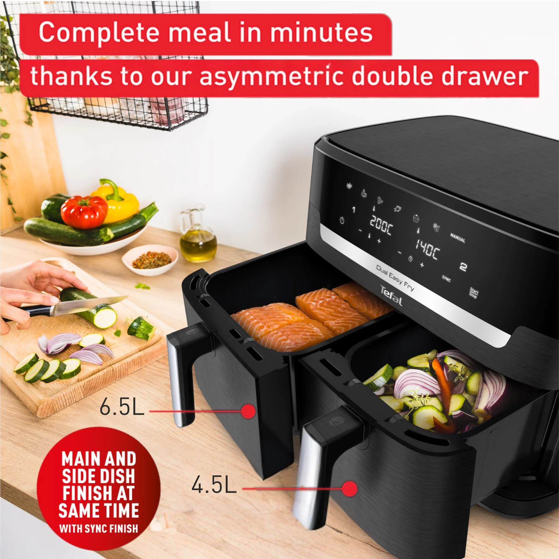 Tefal 11L XXXL Dual Easy Fry Air Fryer - Image 8