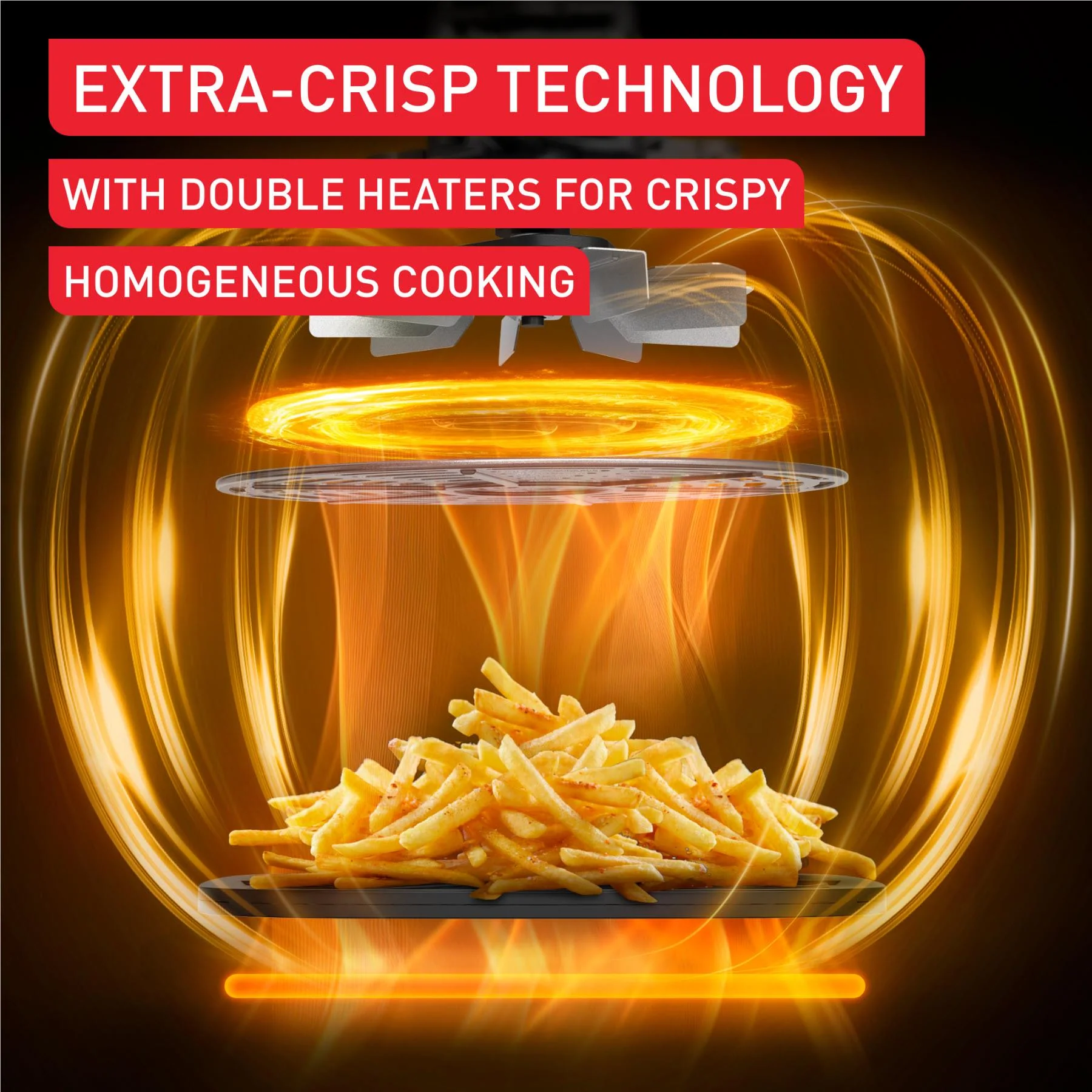 Tefal 4L Easy Fry & Pizza Air Fryer - Image 6