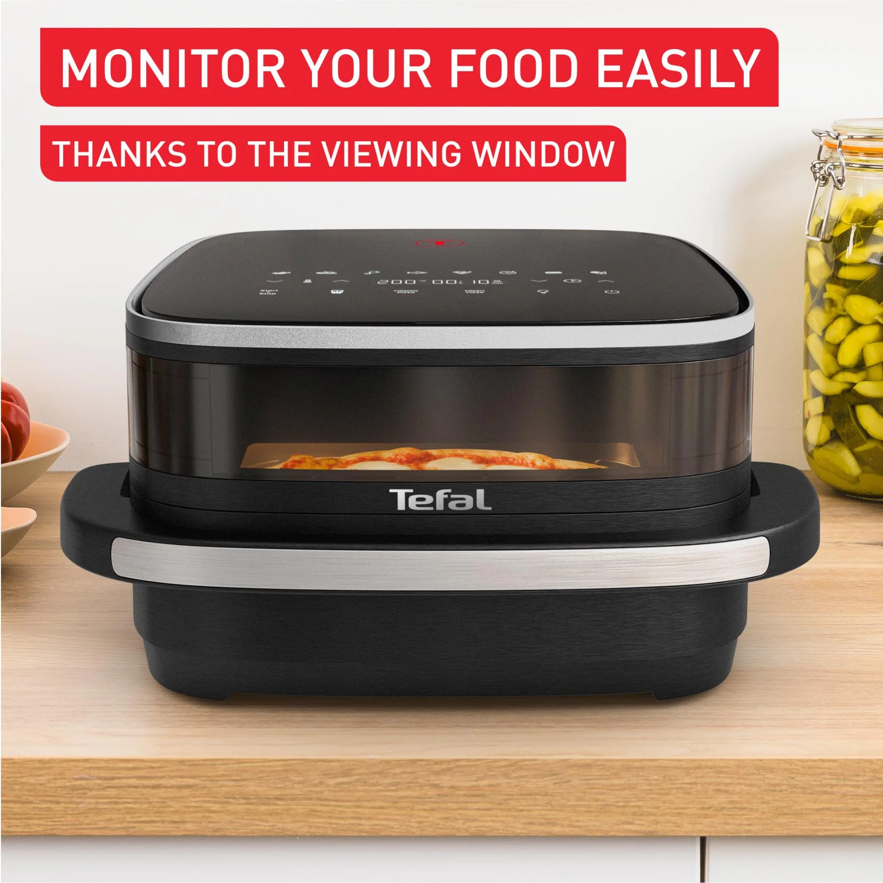 Tefal 4L Easy Fry & Pizza Air Fryer - Image 8