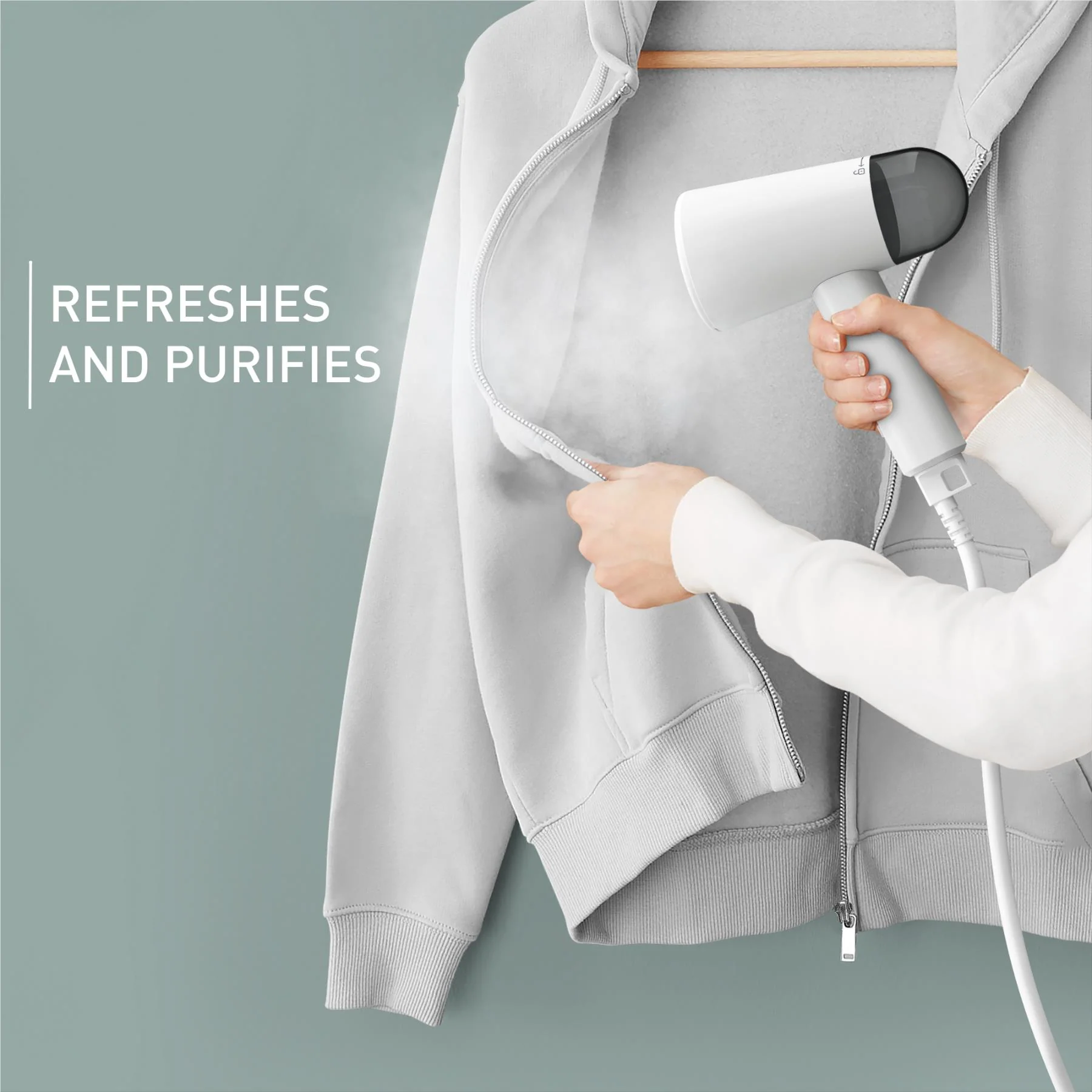 Tefal Origin Travel Foldable Handheld Steamer - Image 6