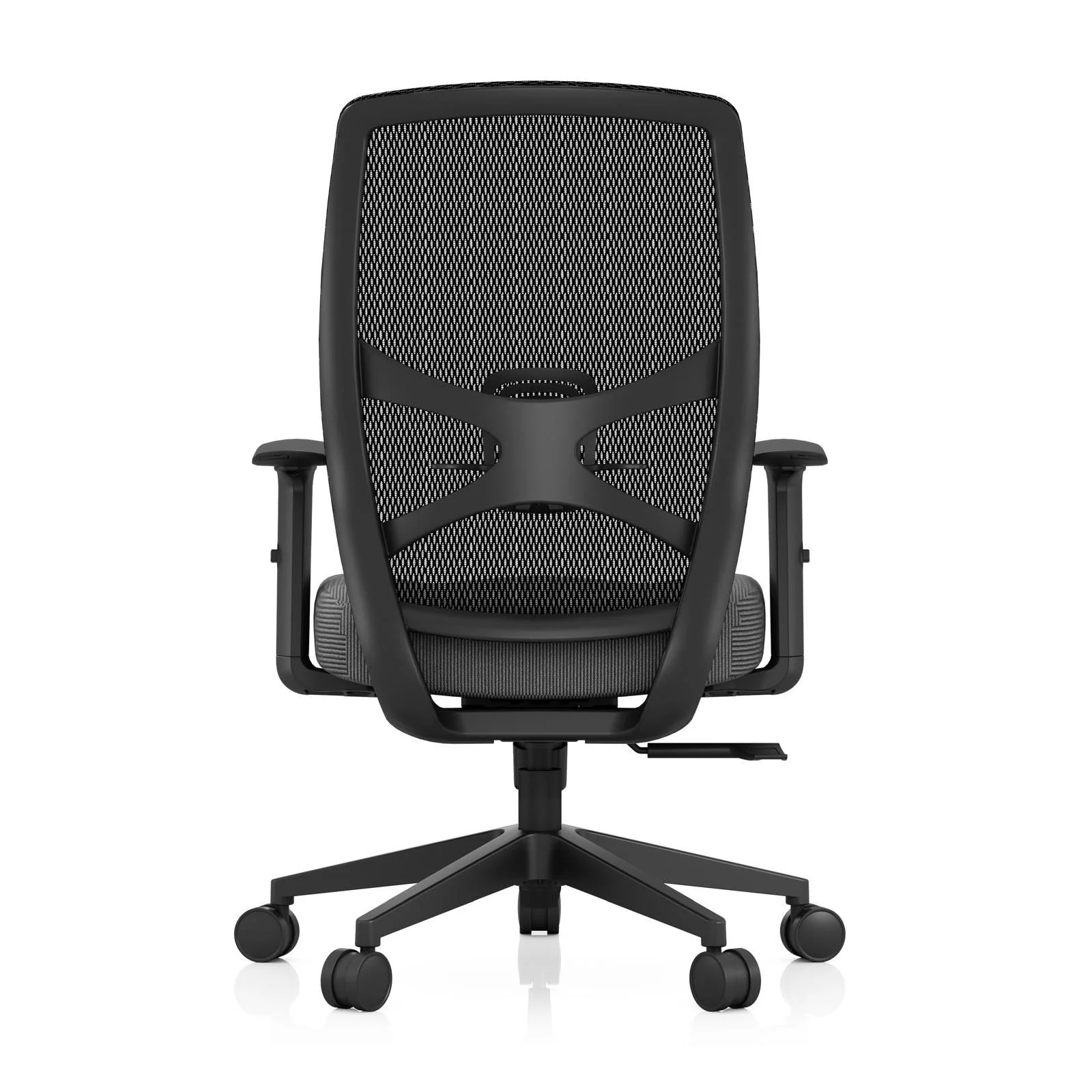 TEMPUR ProTask Mesh / Fabric Swivel Executive Office Chair (Black) - Image 4