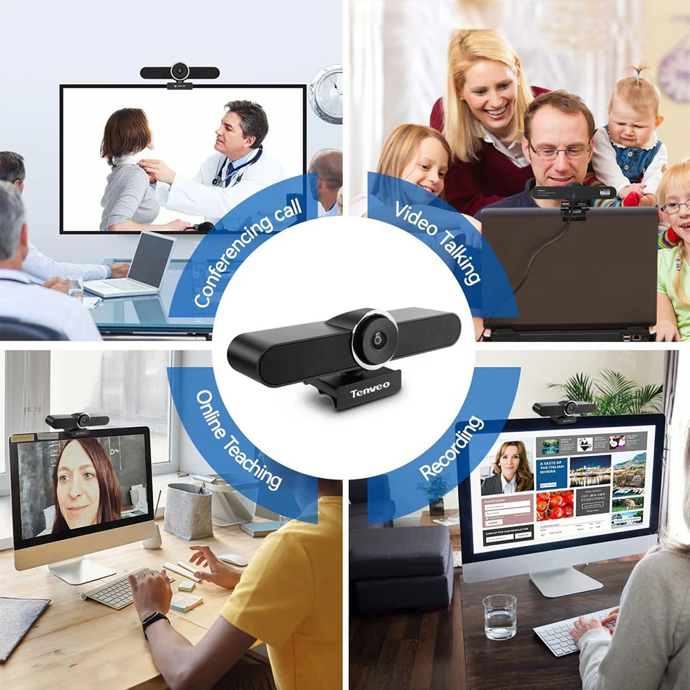 Tenveo TEVO-VA200PRO All in One wide angle Webcam 1080P - Image 2
